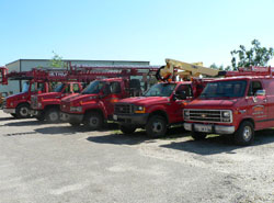 Galesburg Sign and Lighting Truck Fleet